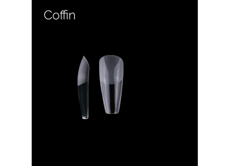 Soft Gel Tips 24 - Coffin 240pcs 